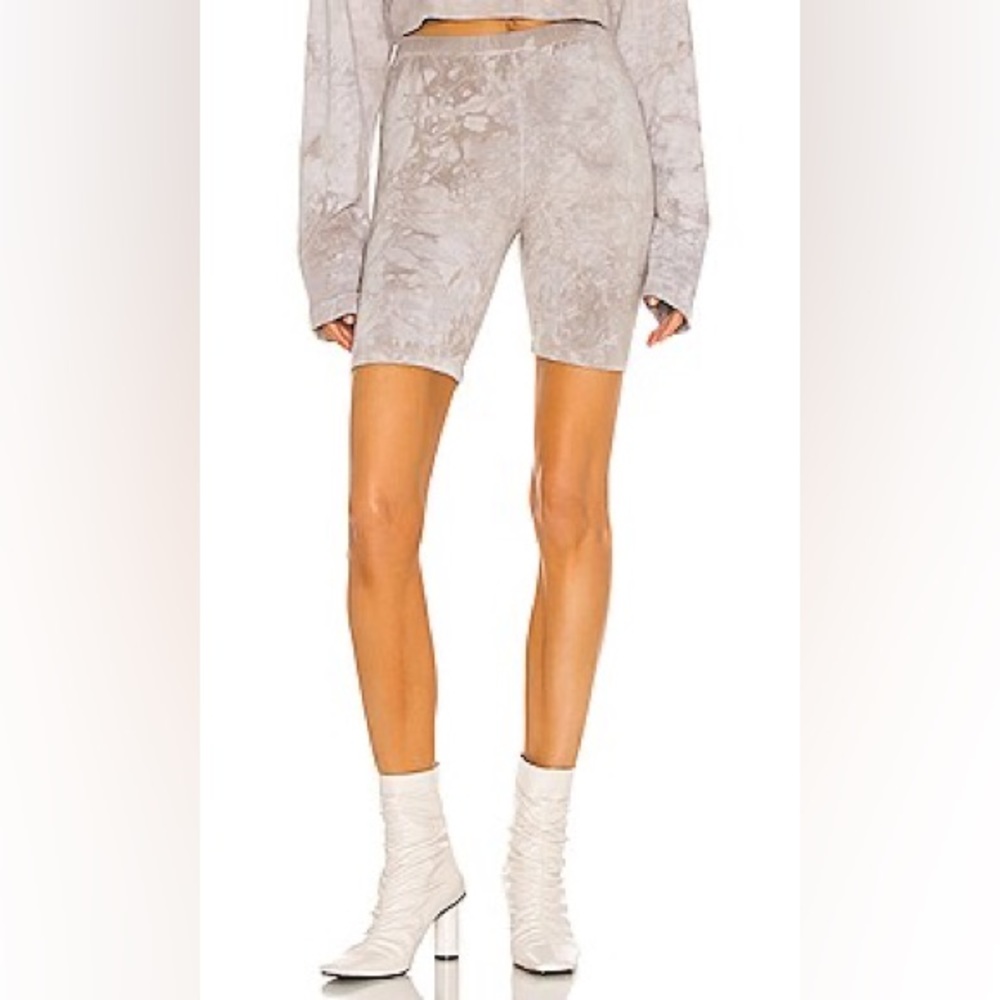 Cotton Citizen Milan Biker Short Pearl Crystal Tie Dye NWT